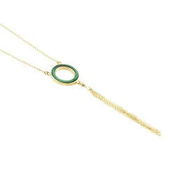Marc Orian Colliers|Colliers Avec Pierres > Collier L'incessante Or Jaune Malachite