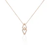 Collier Lisa Or Rose Diamant