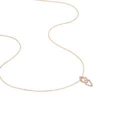 Collier Lisa Or Rose Diamant