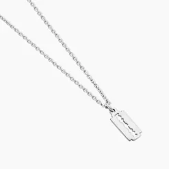 Marc Orian Colliers Fantaisie|Colliers > Collier Loan Argent Blanc