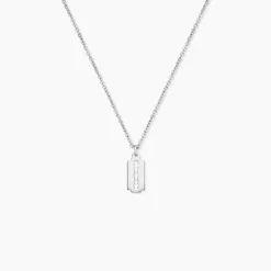 Marc Orian Colliers Fantaisie|Colliers > Collier Loan Argent Blanc