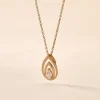 Collier Loetitia Plaqué Or Jaune Oxyde De Zirconium