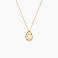 Collier Loetitia Plaqué Or Jaune Oxyde De Zirconium
