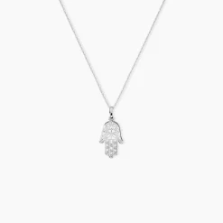 Collier Loiza Argent Blanc