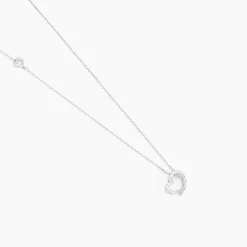 Marc Orian Colliers Diamant|Colliers Cœur > Collier Louise Or Blanc Diamant