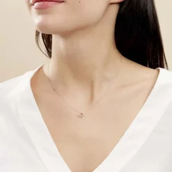 Marc Orian Colliers Diamant|Colliers Cœur > Collier Louise Or Blanc Diamant
