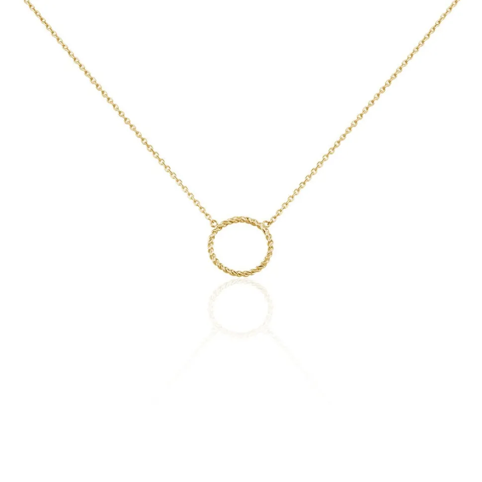 Collier Louva Plaqué Or Jaune