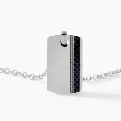 Collier Lovaina Acier Blanc