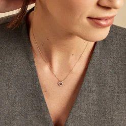 Marc Orian Colliers Cœur|Colliers > Collier Luchetto Or Jaune Oxyde De Zirconium