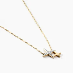 Marc Orian Colliers|Colliers Avec Pierres > Collier Lumiere Or Jaune Oxyde De Zirconium