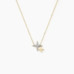 Marc Orian Colliers|Colliers Avec Pierres > Collier Lumiere Or Jaune Oxyde De Zirconium