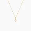 Marc Orian Colliers|Colliers Avec Pierres > Collier Luminea Or Jaune Nacre Oxyde De Zirconium