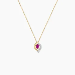 Marc Orian Colliers|Colliers Avec Pierres > Collier Lydia Or Jaune Rubis