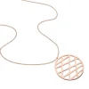Collier Maelis Acier Rose