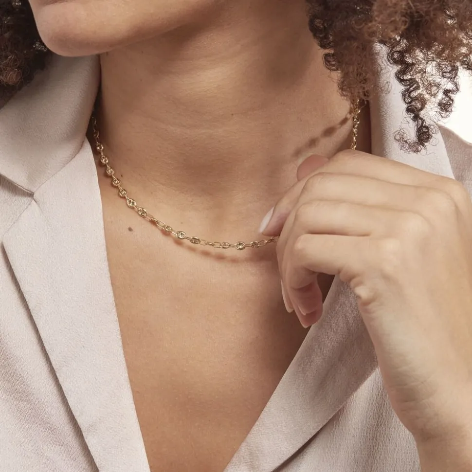 Collier Maille Dami Or Jaune