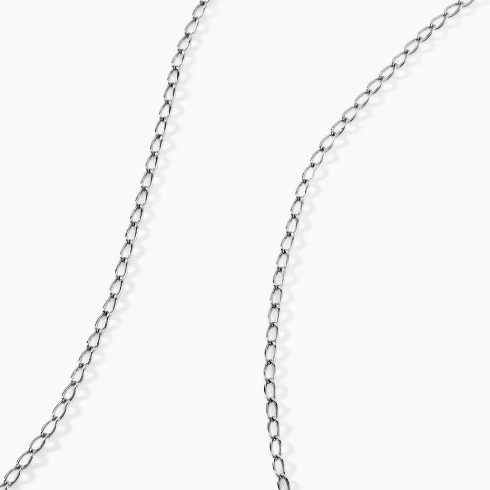 Marc Orian Colliers Fantaisie|Colliers > Collier Maille Nuncio Argent Blanc