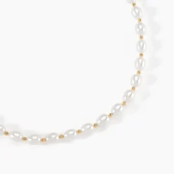 Marc Orian Colliers|Colliers Avec Pierres > Collier Marame Or Jaune Perle De Culture