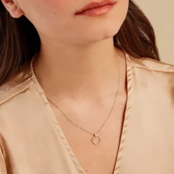 Collier Marcie Or Jaune Argent Blanc Oxyde De Zirconium