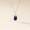 Marc Orian Cadeaux Mariage|Colliers > Collier Marie Or Blanc Saphir Diamant