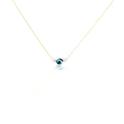 Collier Marie-zoe Or Jaune Perle De Culture