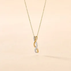 Marc Orian Colliers Diamant|Colliers > Collier Marina Ea Or Jaune Diamant