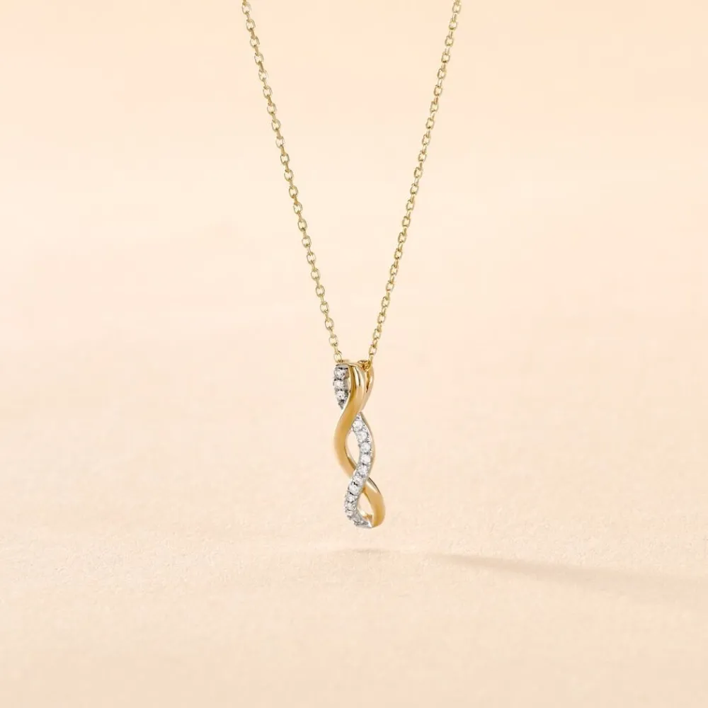 Marc Orian Colliers Diamant|Colliers > Collier Marina Ea Or Jaune Diamant