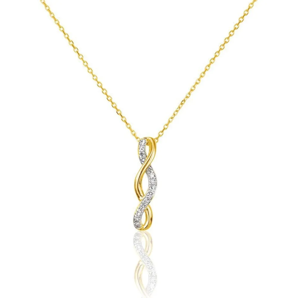 Marc Orian Colliers Diamant|Colliers > Collier Marina Ea Or Jaune Diamant