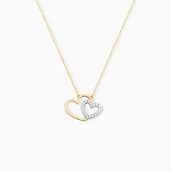 Marc Orian Colliers|Colliers Cœur > Collier Marineta Or Jaune Oxyde De Zirconium