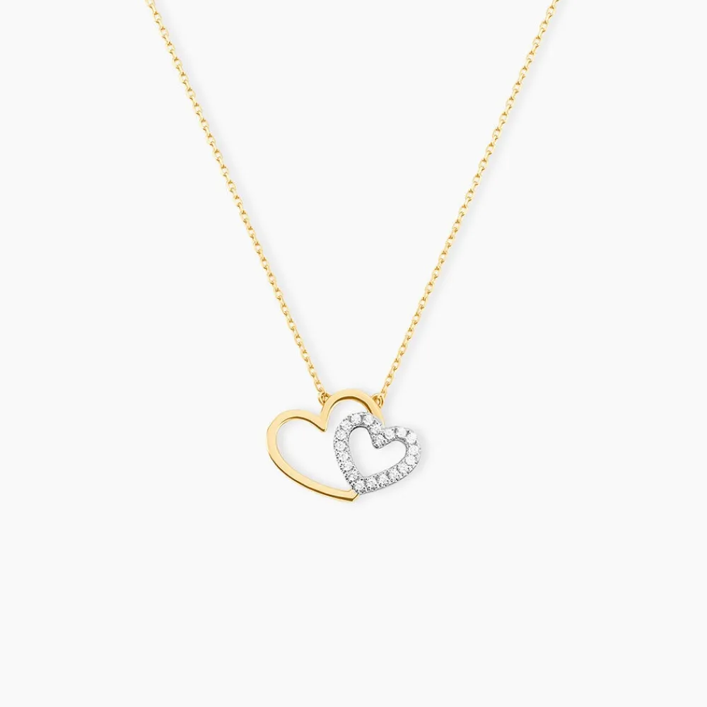 Marc Orian Colliers|Colliers Cœur > Collier Marineta Or Jaune Oxyde De Zirconium