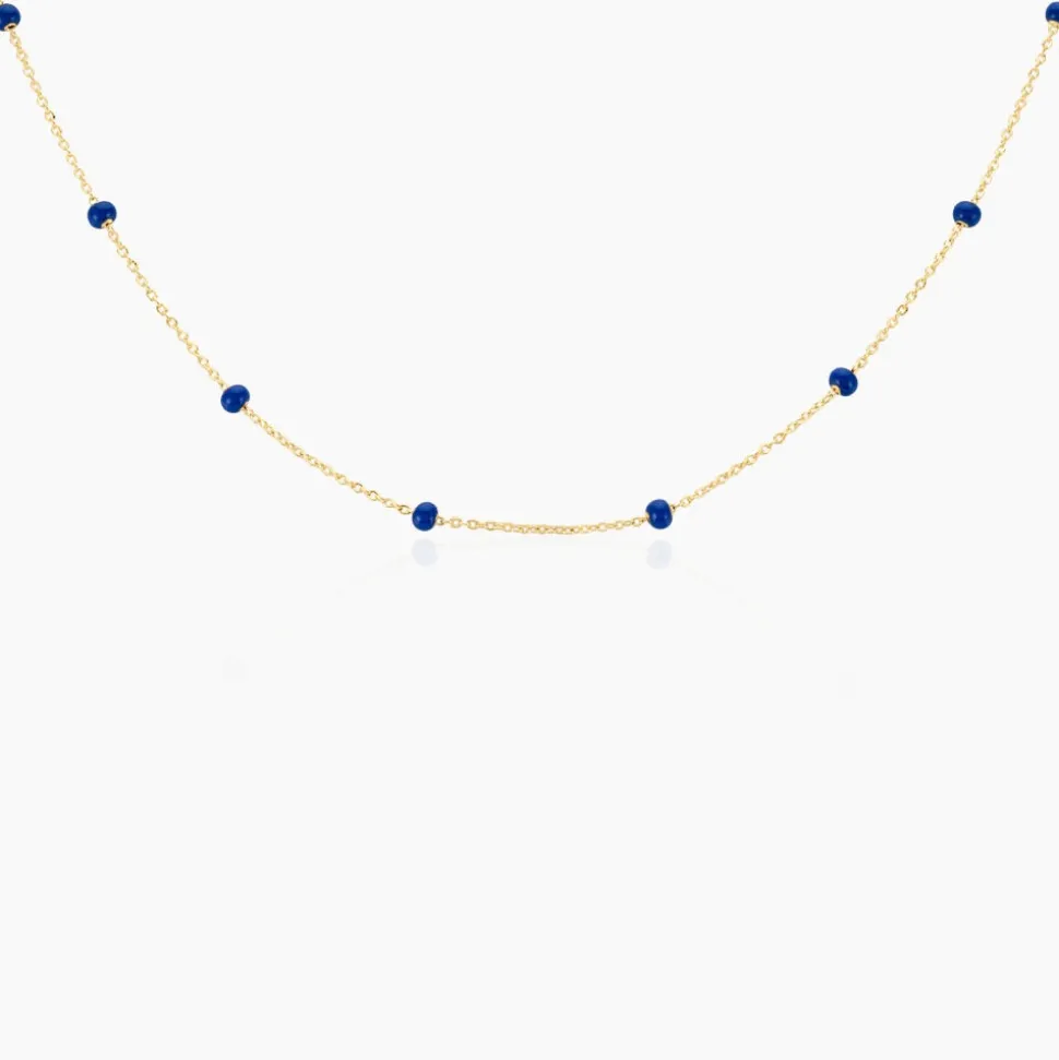Collier Meike Plaque Or Jaune