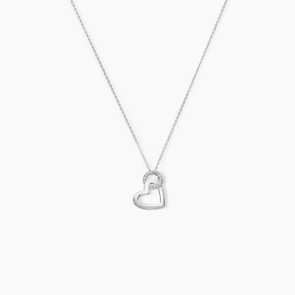 Marc Orian Colliers Diamant|Colliers > Collier Melesine Or Blanc Diamant