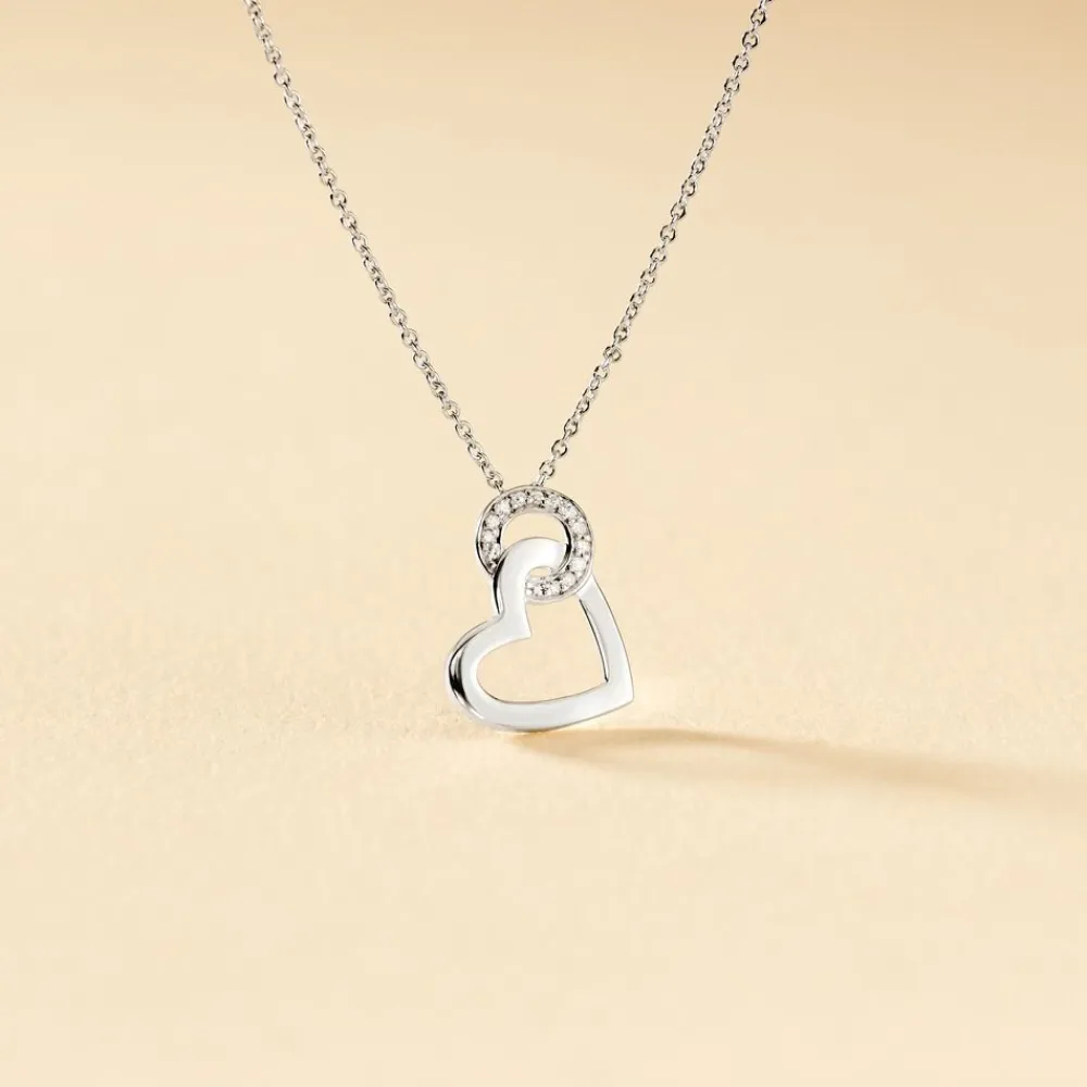 Marc Orian Colliers Diamant|Colliers > Collier Melesine Or Blanc Diamant