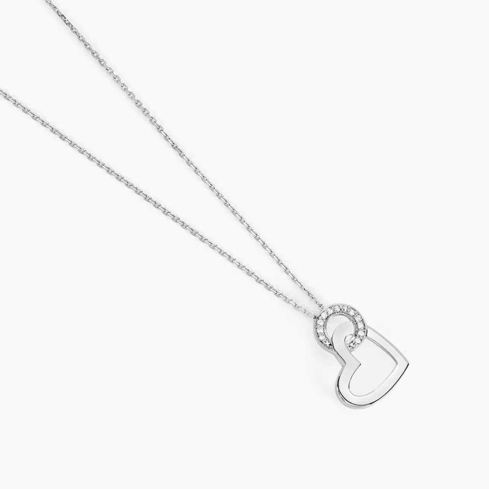 Marc Orian Colliers Diamant|Colliers > Collier Melesine Or Blanc Diamant