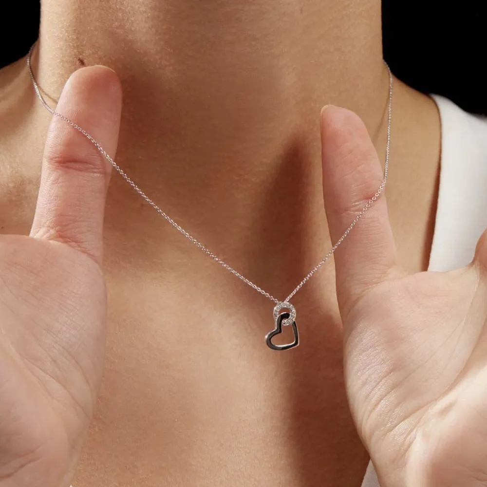 Marc Orian Colliers Diamant|Colliers > Collier Melesine Or Blanc Diamant