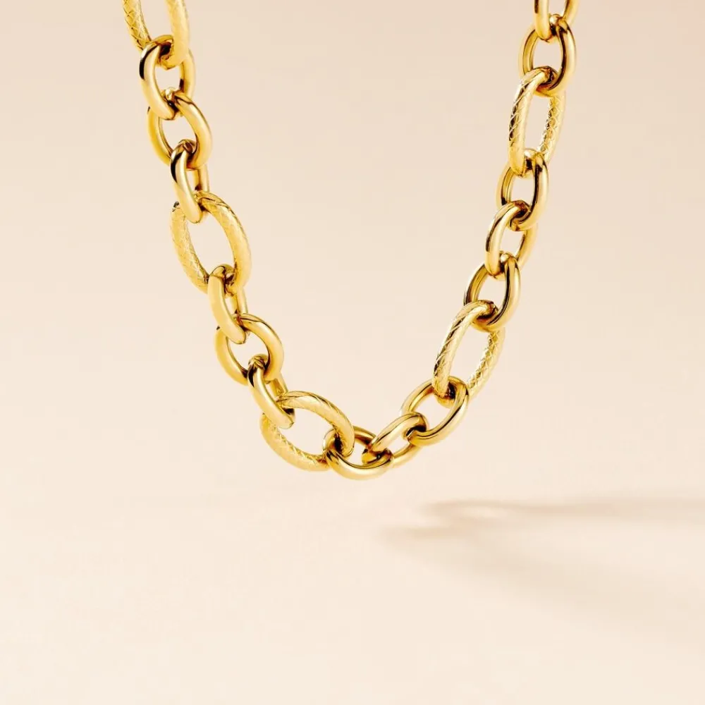 Marc Orian Colliers Fantaisie|Colliers > Collier Merrilyn Acier Doré