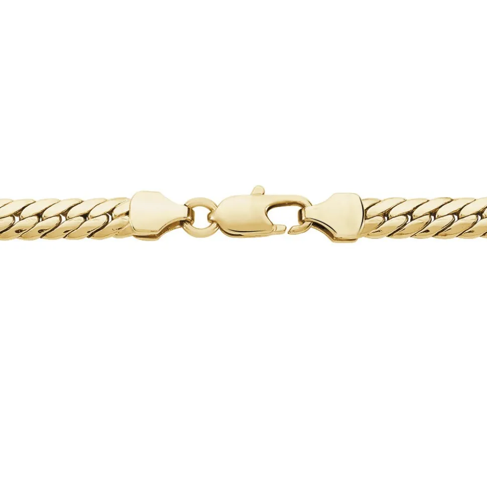 Collier Messaline Plaqué Or Jaune