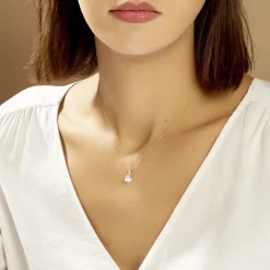 Marc Orian Colliers|Colliers Avec Pierres > Collier Micheline Or Bicolore Oxyde De Zirconium