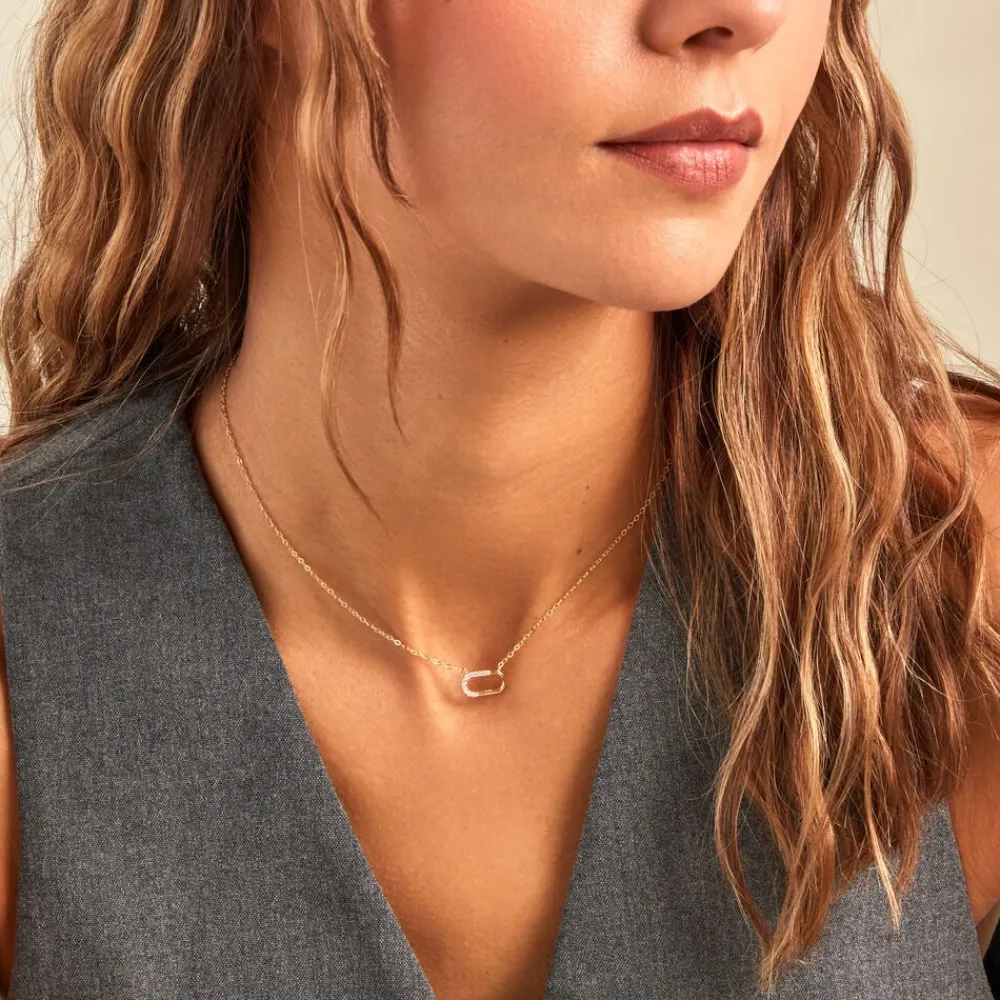 Marc Orian Colliers|Colliers Avec Pierres > Collier Minimalist Chic Or Jaune Oxyde De Zirconium
