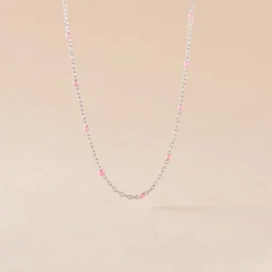 Collier Molly Argent Blanc