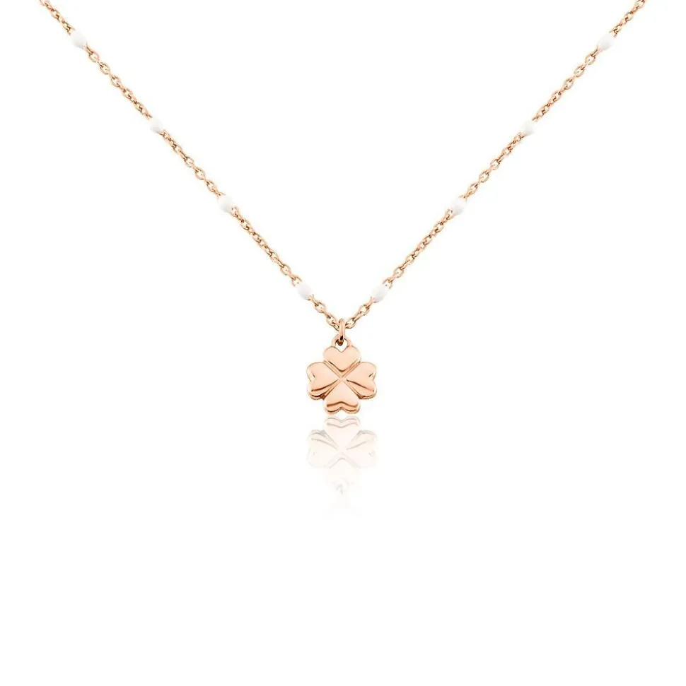Collier Molly Argent Rose