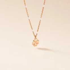 Collier Molly Argent Rose