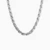 JOURDAN Colliers Fantaisie|Colliers > Collier Métal Acier Blanc