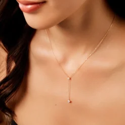 Marc Orian Colliers|Colliers Avec Pierres > Collier Myfanwy Or Jaune Oxyde De Zirconium