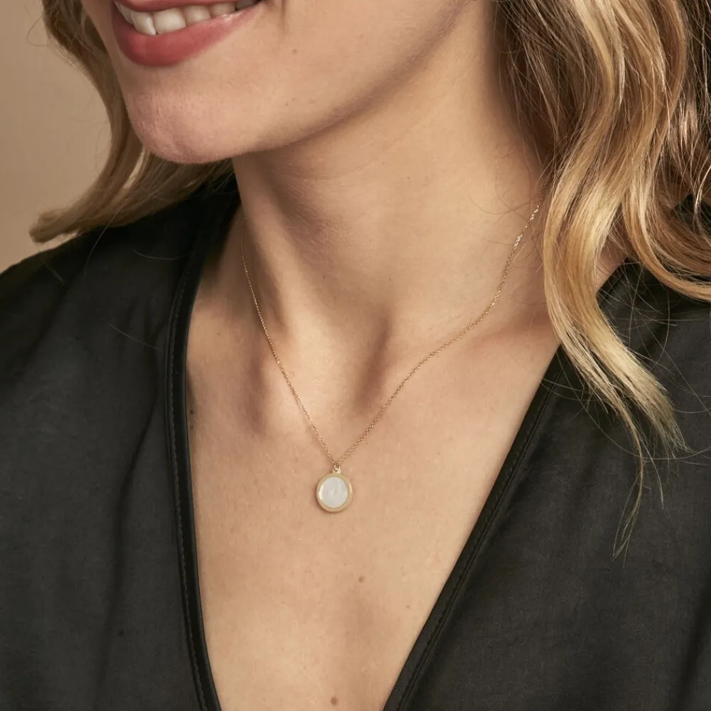 Marc Orian Colliers|Colliers Avec Pierres > Collier Naïade Or Jaune Nacre