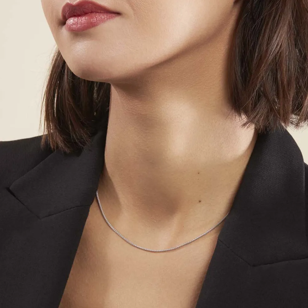 Marc Orian Colliers Fantaisie|Colliers > Collier Nahila Argent Blanc