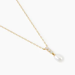 Marc Orian Colliers|Colliers Avec Pierres > Collier Nahima Or Jaune Perle De Culture Oxyde De Zirconium