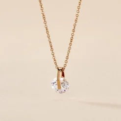Collier Nelina Plaqué Or Jaune Oxyde De Zirconium