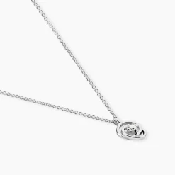 Marc Orian Colliers Diamant|Colliers > Collier Nid D'amour Or Blanc Diamant