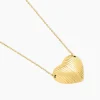 Collier Nolene Acier Jaune