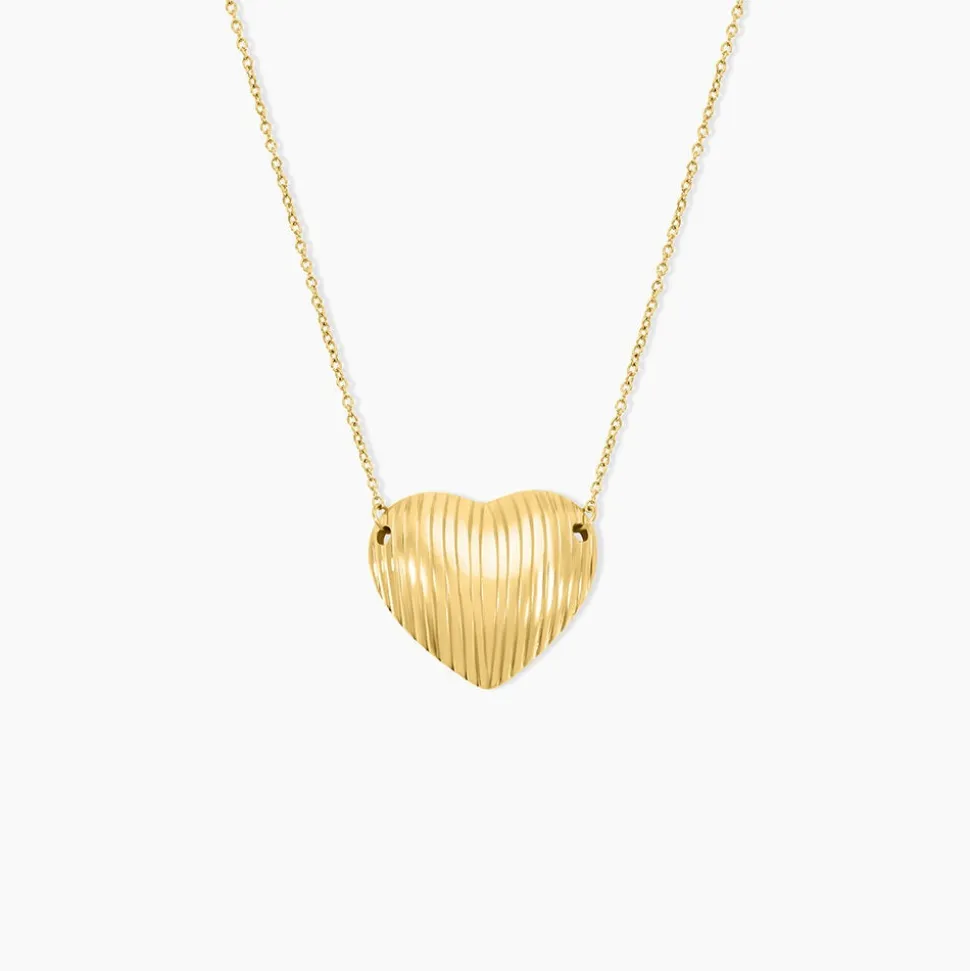 Collier Nolene Acier Jaune